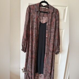 Soft Surroundings Animal Print Midi NWOT